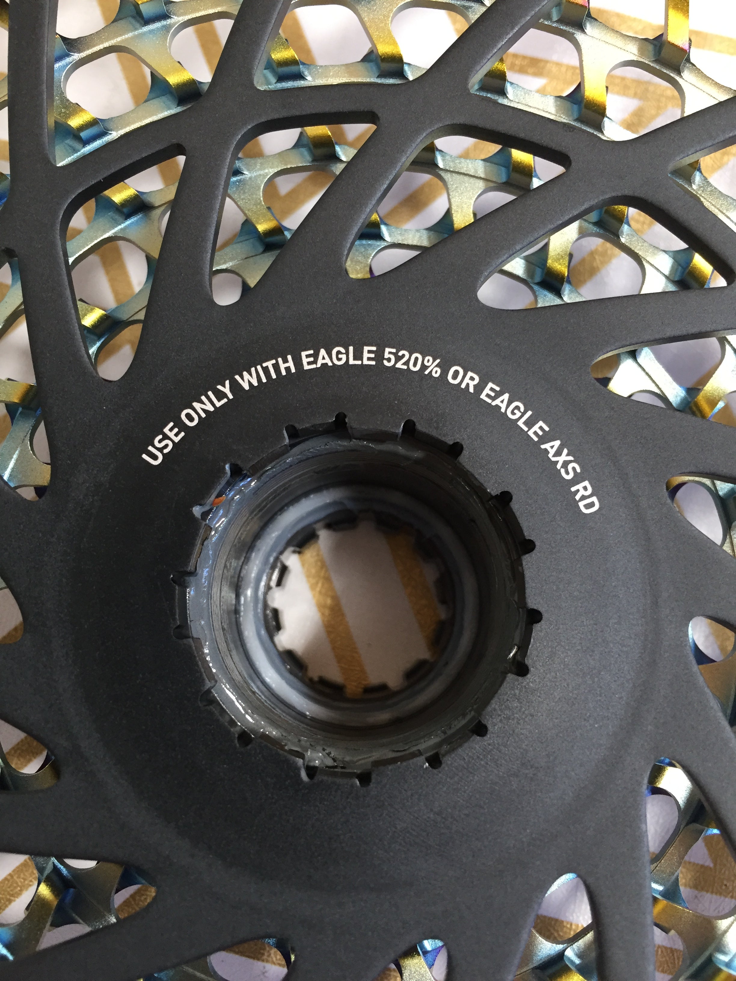 SRAM XG-1299 XX1 Eagle 12-Speed Cassette Rainbow, B1, 10-52t (7715713777902)